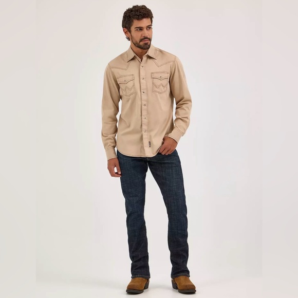 Wrangler Retro Slim Boot Blue Jeans Mens 32x32 - Picture 2 of 7